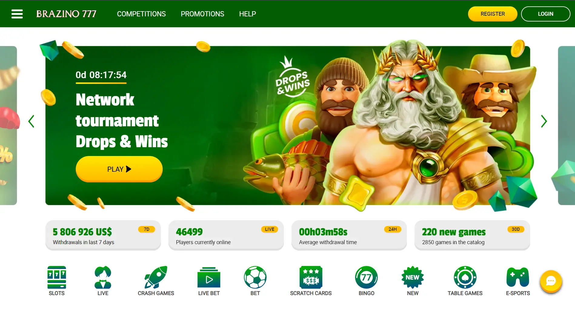 Brazino777 Casino Website - Igaming New Zealand