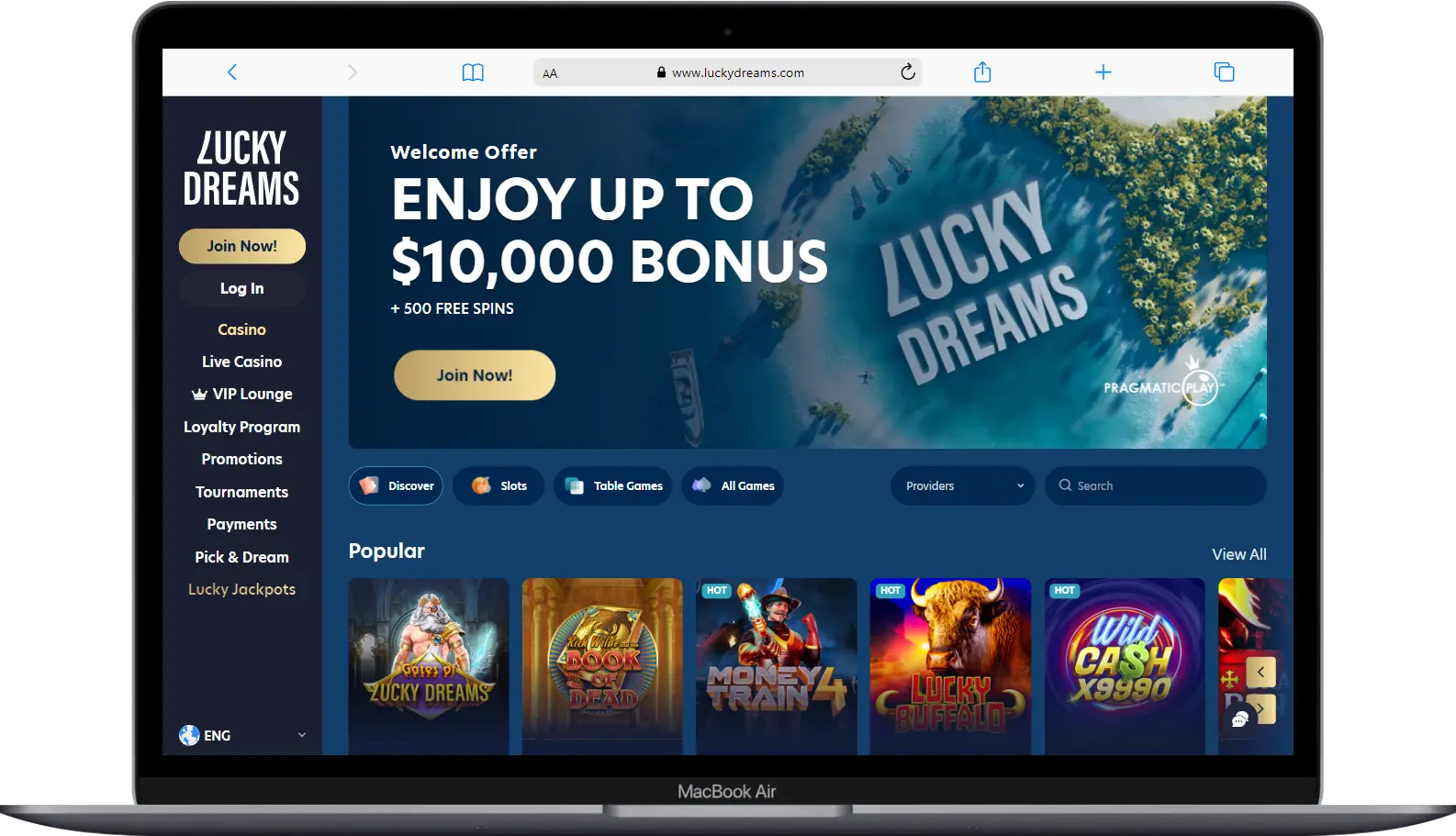 Lucky Dreams Casino Review - Igaming New Zealand