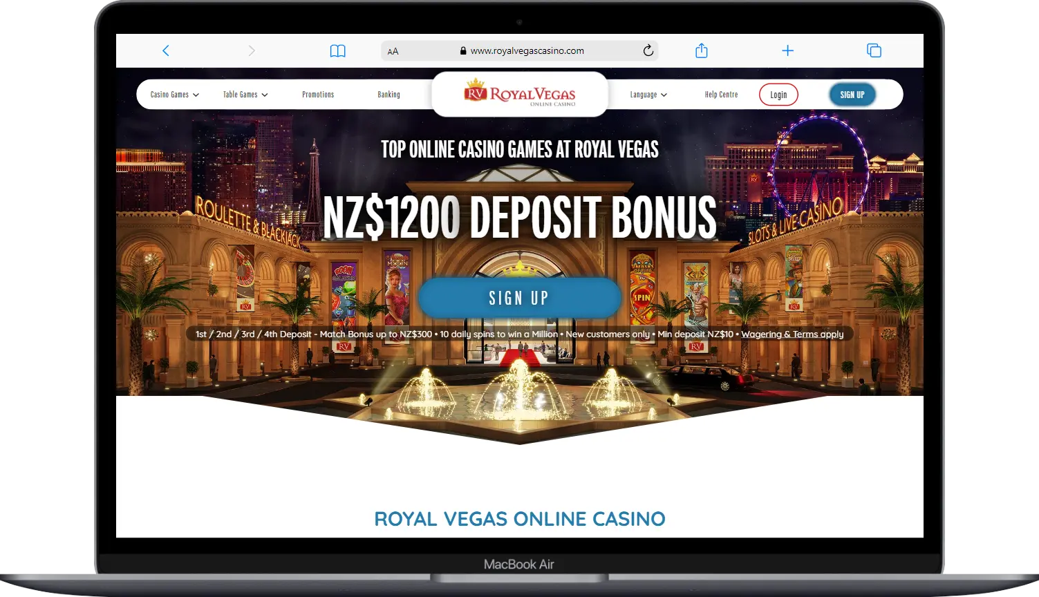 Royal Vegas Casino Review - Igaming New Zealand