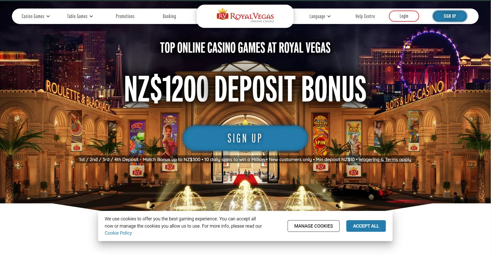 Royal Vegas Casino Website - Igaming New Zealand