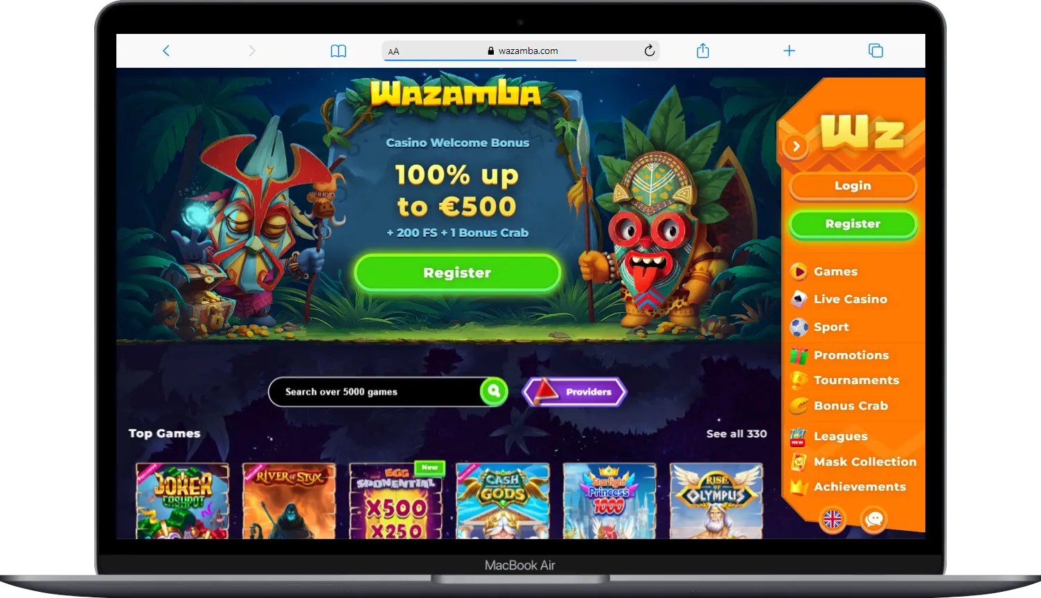 Wazamba Casino Review - Igaming New Zealand