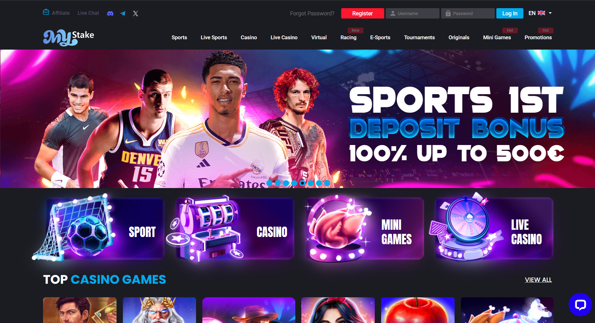 Mystake Casino Website - Igaming New Zealand