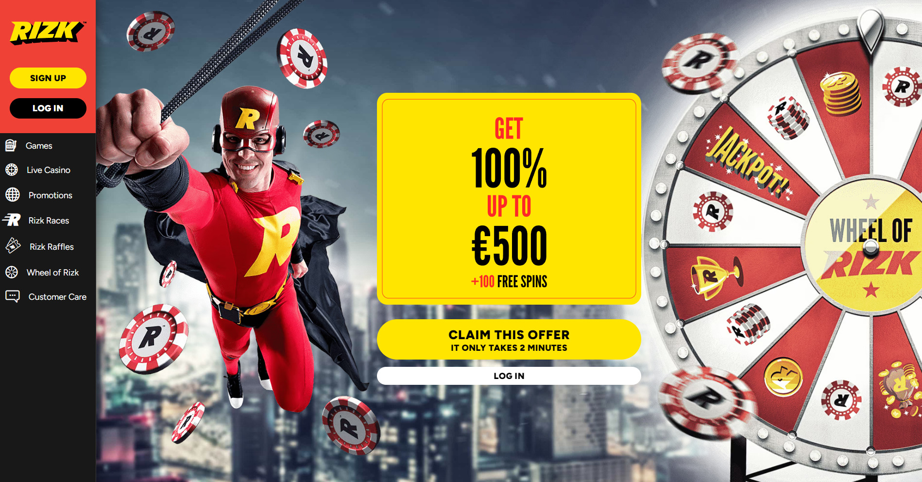 Rizk Casino Website