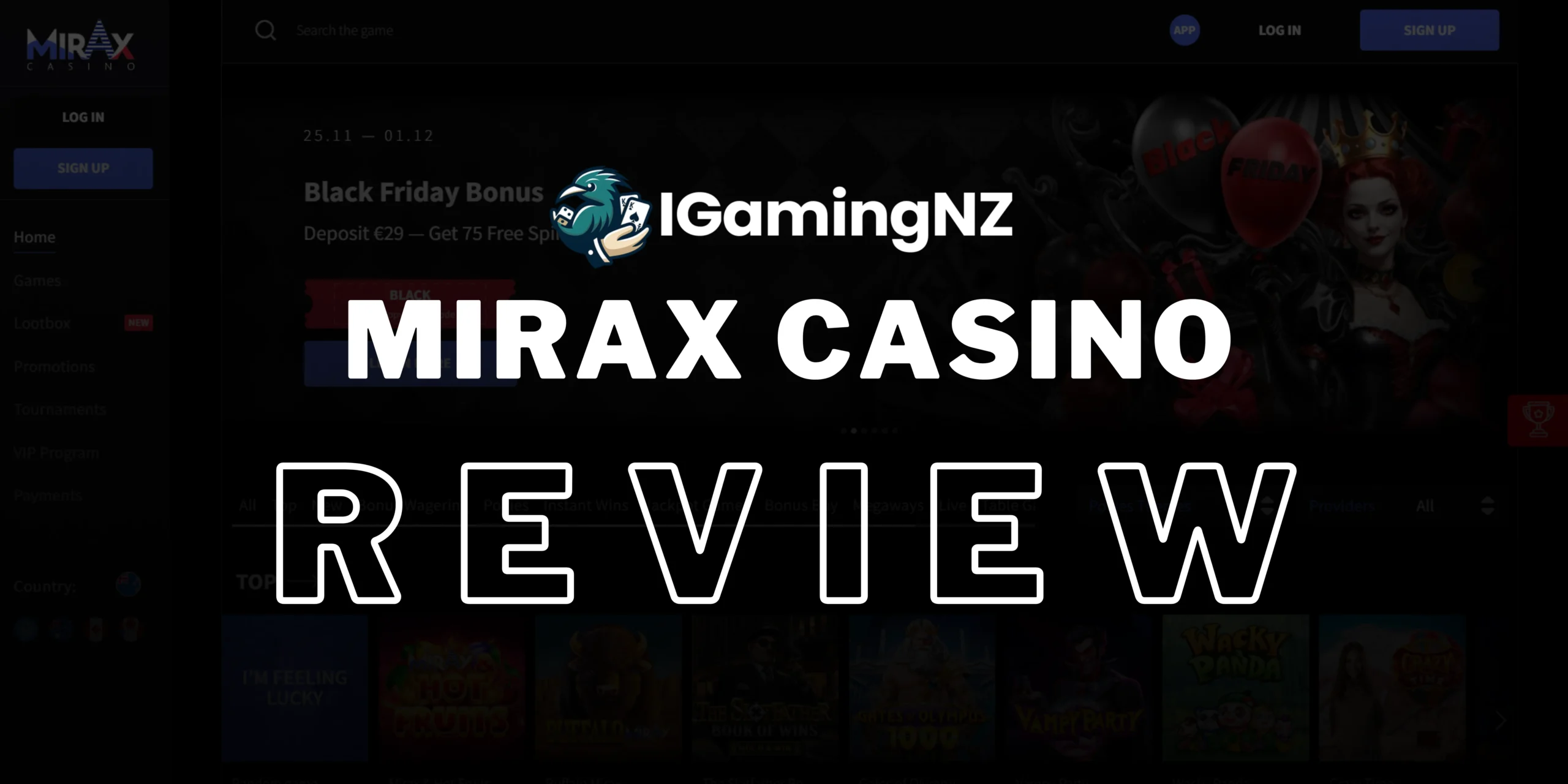 mirax CASINO Review at Igaming NZ